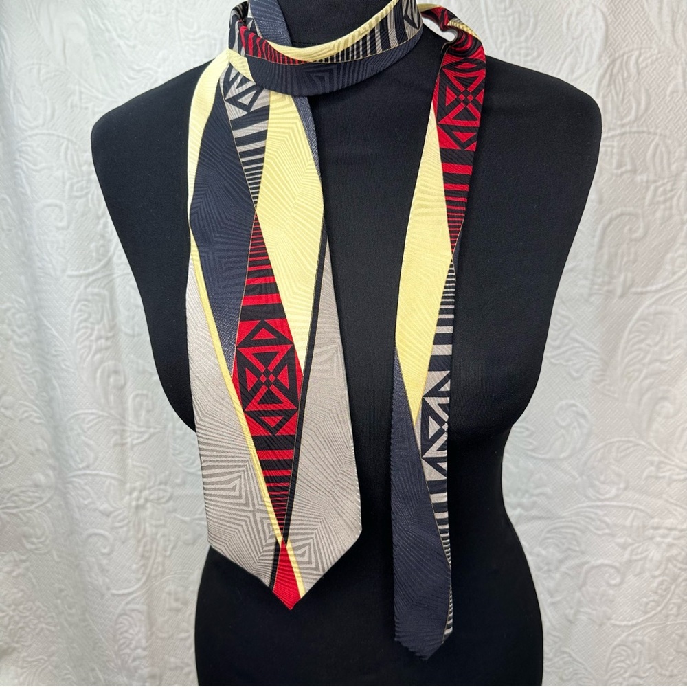 Mezzo Matto Italian Silk Geometric Tie